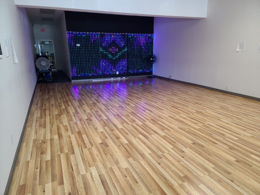 Dance floor at TFW Computers